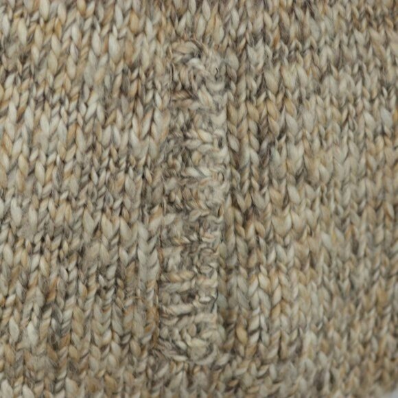 J. Jill Women's Small/Medium Tan Wool & Alpaca Cap Sleeve Open Front Cardigan - Picture 7 of 10